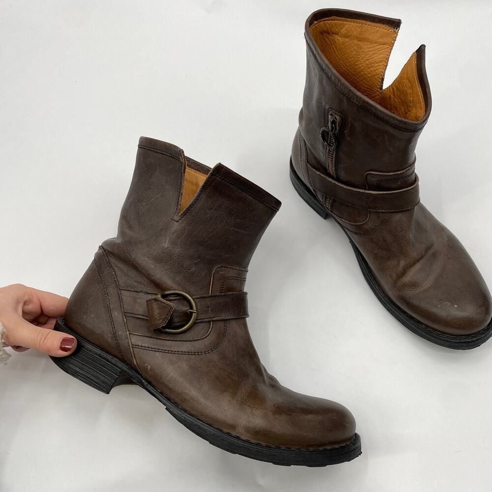 Fiorentini + Baker brown Eli moto ankle boots